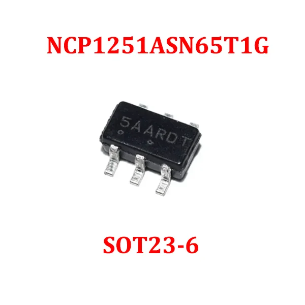 10PCS/50PCS/100PCS NCP1251 NCP1251ASN65T1G IC OFFLINE SWITCH FLYBACK 6TSOP