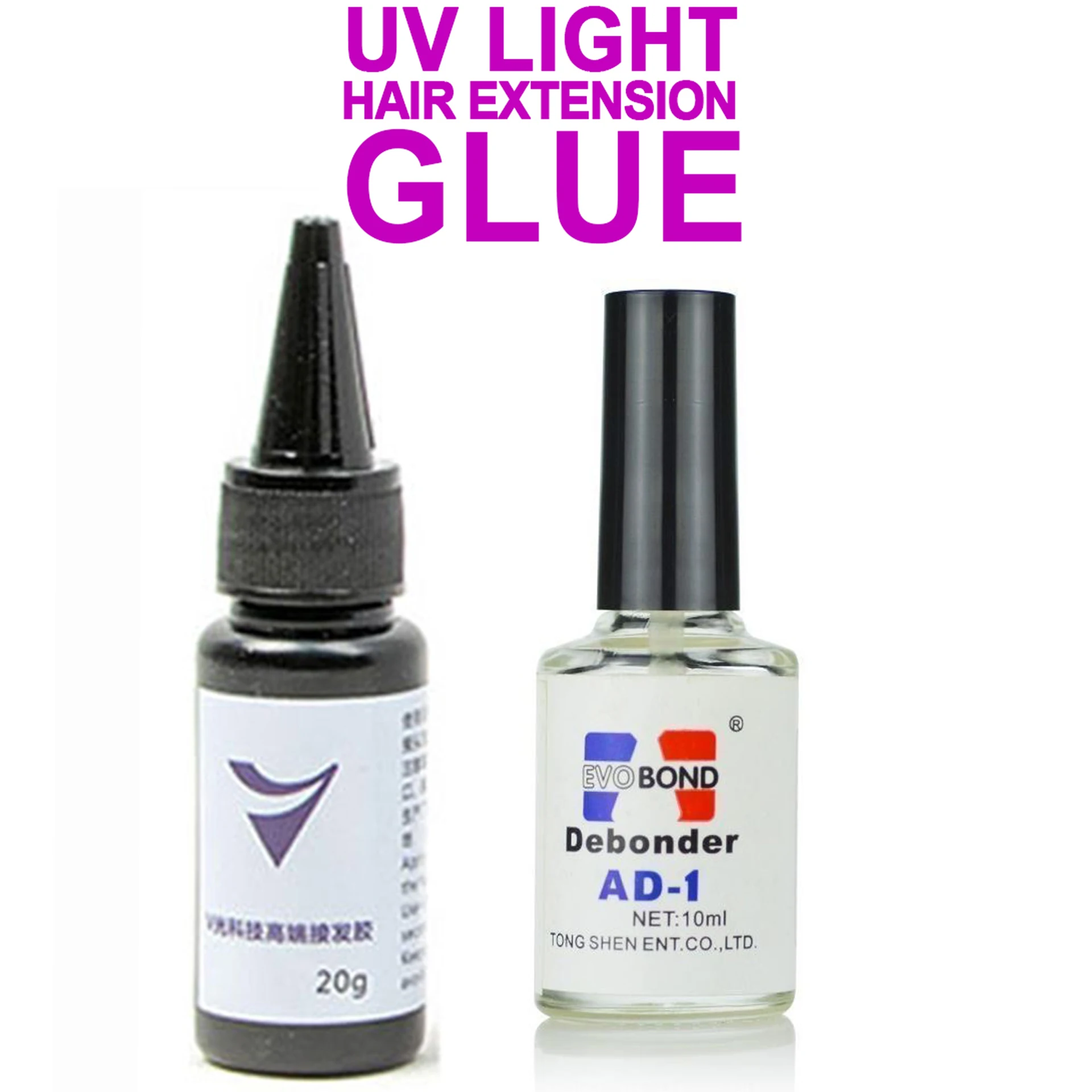 

Клей V-Light с засовом для удаления волос, прозрачный клей для наращивания волос, 20 г, вся цена, 5 бутылок, прозрачный v-образный легкий клей для наращивания волос, невидимый