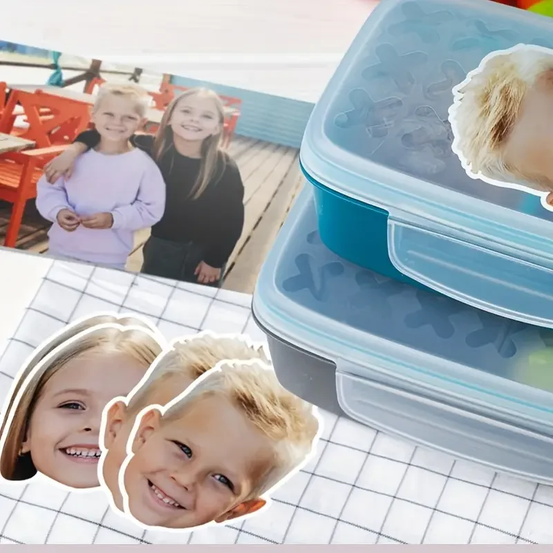 50 Stück personalisierte Gesichtsaufkleber aus Vinyl, ausgestanzte Konfetti-Etiketten für Partys, Hochzeiten und Brautpartys – Detail 3