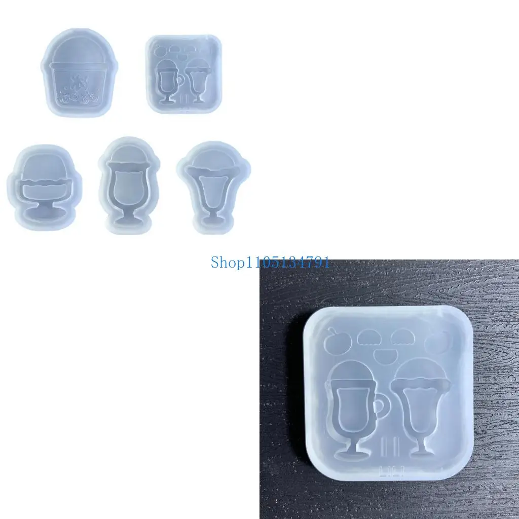 

98 -километровый многофункциональный силиконовый плесень Домашний аксессуар для маленькой десертной чашки шоколада и торта, и