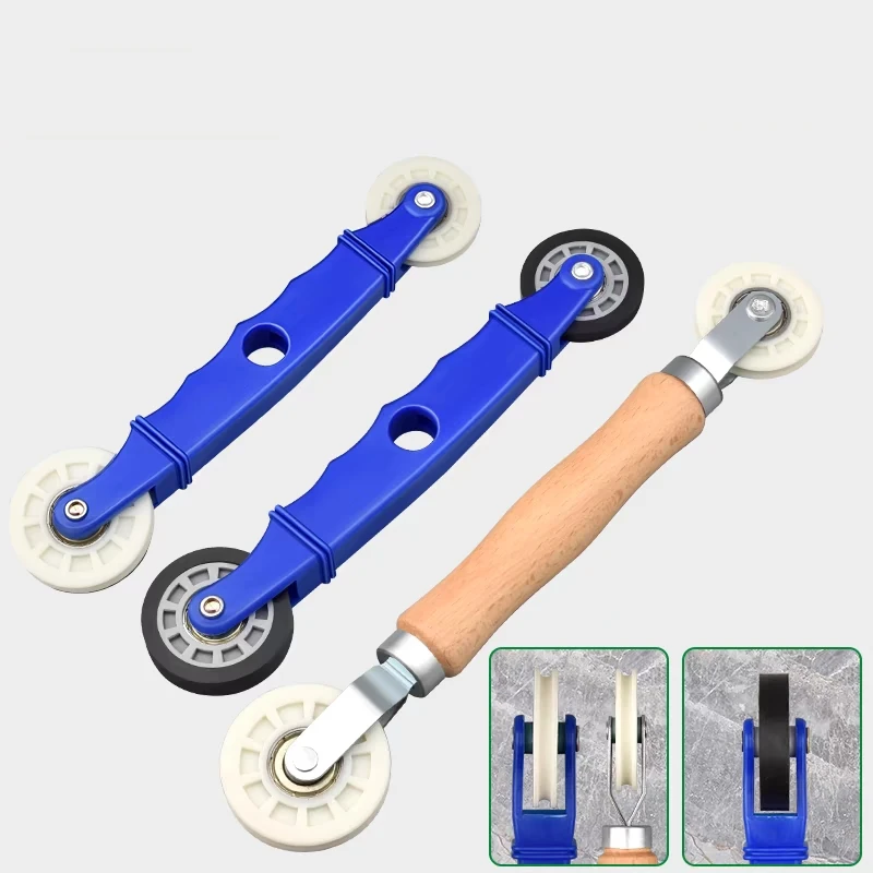 

Handle Rubber Wheel 6-10mm LED Strip Installation Roller U-Shape Aluminum Profile Cover Silicone Tape Light Fix Install Tool