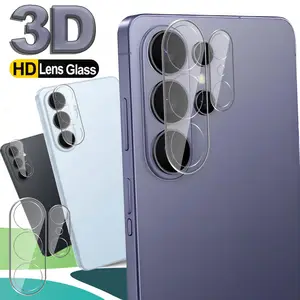 Bilashmart Samsung Galaxy S26 Ultra S25Ultra 5G Camera Protector 3D Lens Cover S26+ S25 Plus S 26 25 Back Camera Lens Glass Accessories
