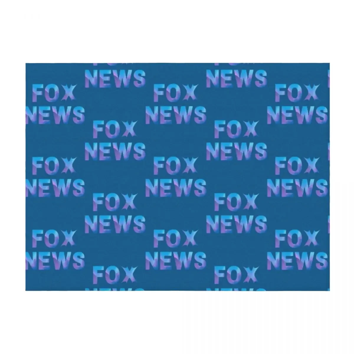 

Fox news blue moon theme Throw Blanket Flannel Fabric Giant Sofa Custom Blankets For Baby Blankets