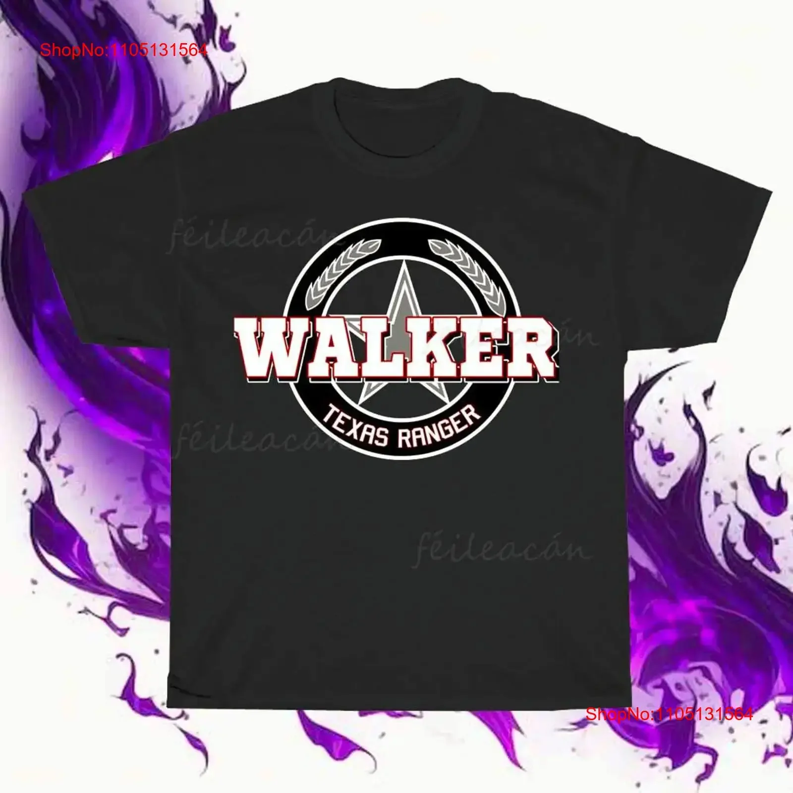Nuevo Walker Texas Ranger Logo WHI camiseta americana tamaño divertido S a 5XL vintage lavado transpirable moda gráfico Unisex