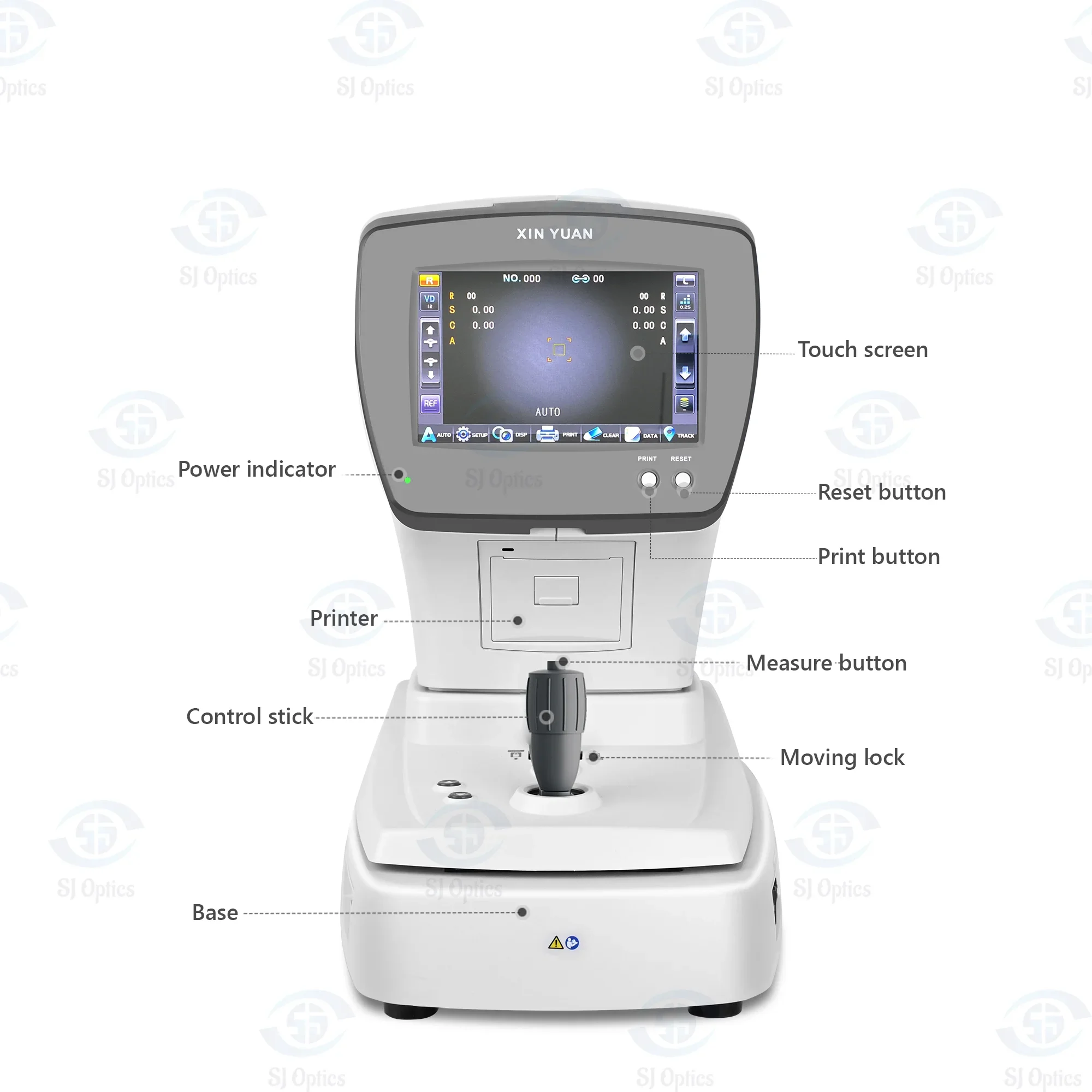 

SJ Optics Ophthalmology Auto Refractometer Price Good FA-6500K Autorefractometer with Tonometer