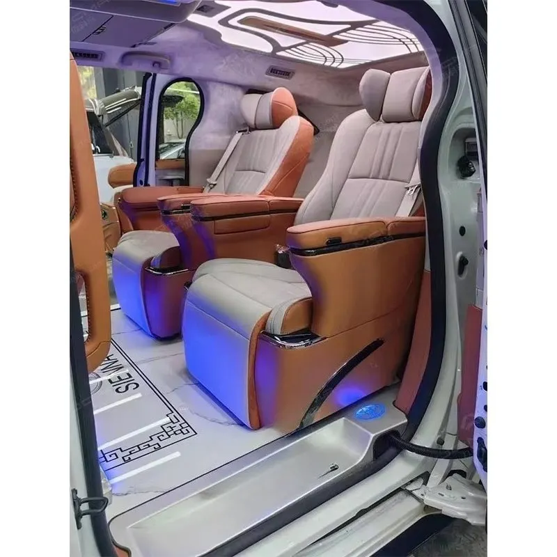 JDMCMA Car Interior Kit Luxury Car Seat Full Modification Kit with Aviation Seat Floor Upgrade for  Sienna 2021