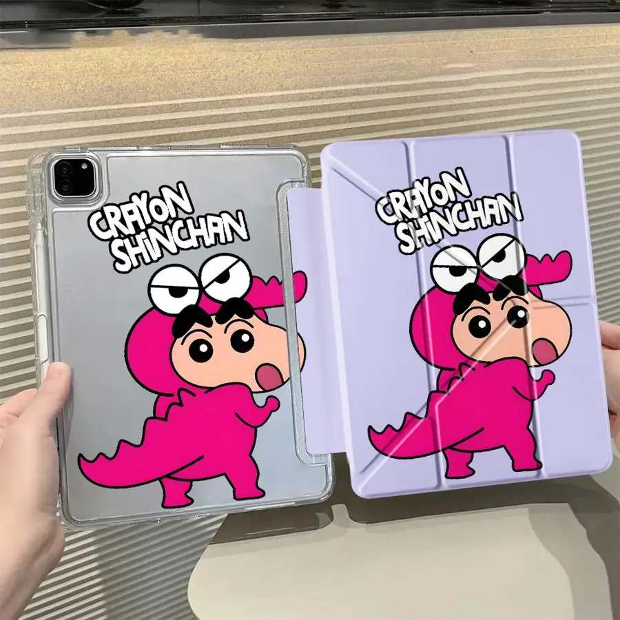 

Чехол для планшета с изображением мультяшного персонажа Шин-чана для iPad Mini 6, 7, Pro 11, 10, 9, 8, 7, 12.9 дюймов Pro 2025, Air 4, 5, M3, M2, 1, 2, M4, 11 дюймов