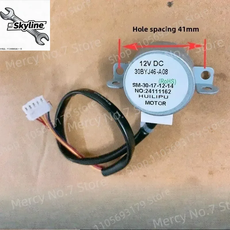 for Midea 2HP Air Conditioner Swing Motor 30BYJ46-A08 Sweeping Air Oscillating Motor SM-30-17-12-14 Replacement Part