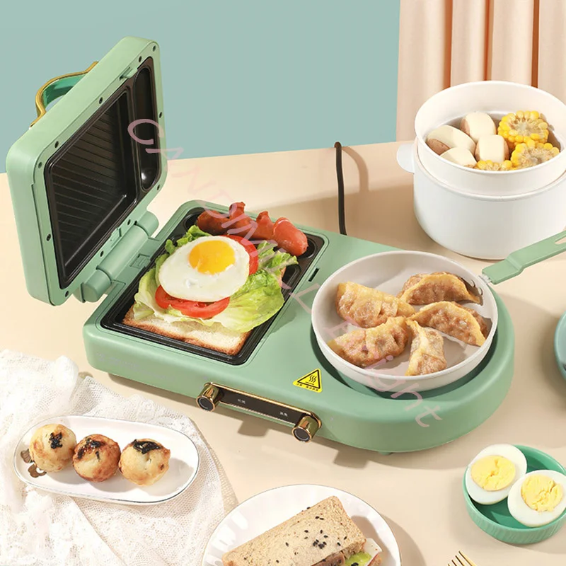 Multi Function Sandwich Breakfast Maker Light Food Maker Small Household Waffle Maker Toast Maker Cooking Machine