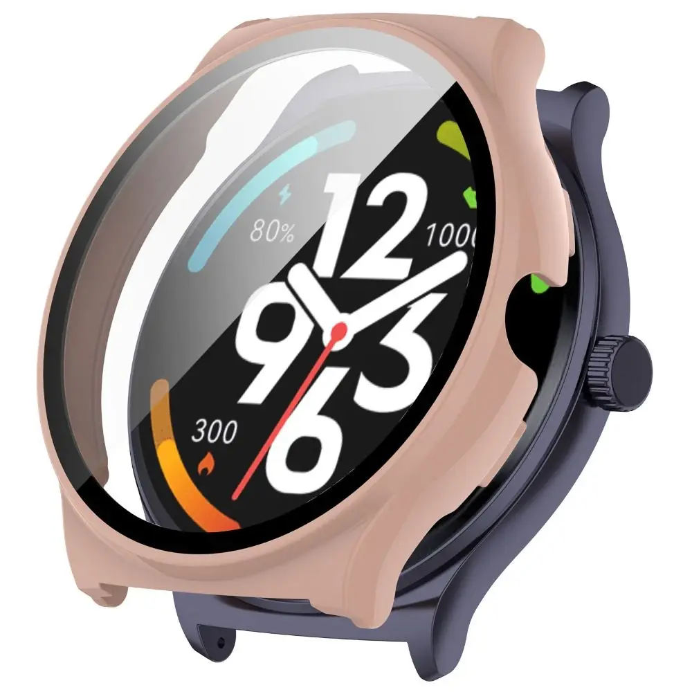 حافظة حماية من البولي كربونات + حافظة واقية مضادة للخدش للساعة الذكية غطاء كامل ملحقات غطاء شل لـ Haylou Solar Lite