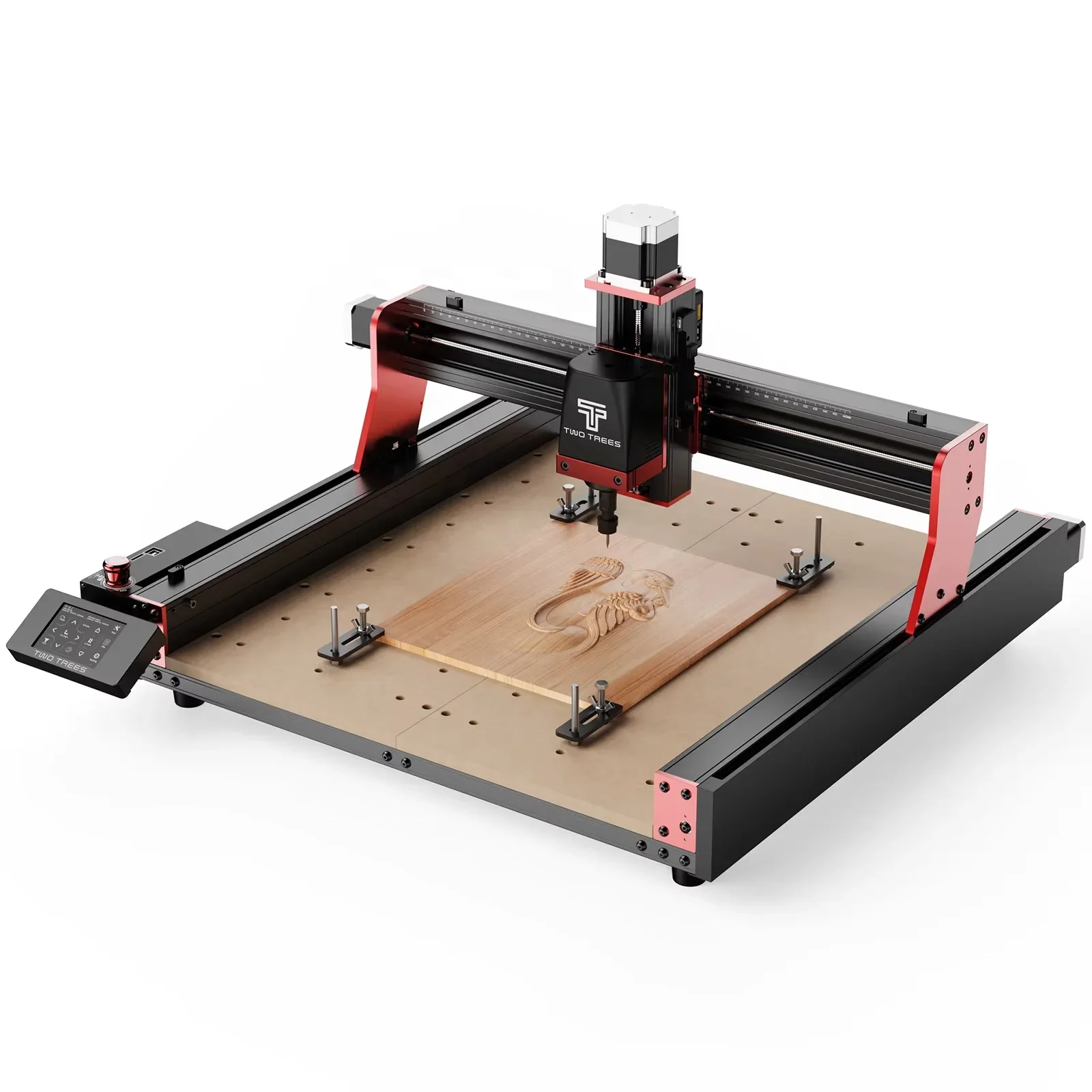 

TTC450 Pro CNC Router 4-Axis Rotary Compatibility Precision Engraving Woodworking Plywood Acrylic Aluminum Prototyping
