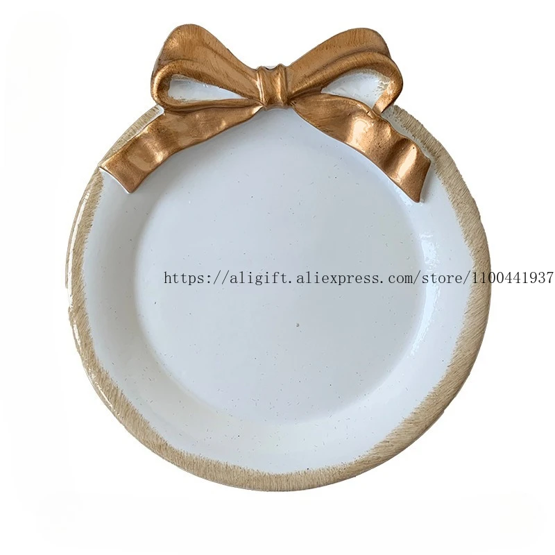 

Aged Ins Style Resin Mini Dessert Plates Cute Cartoon Retro Jewelry Storage Small Plates And Photo Props