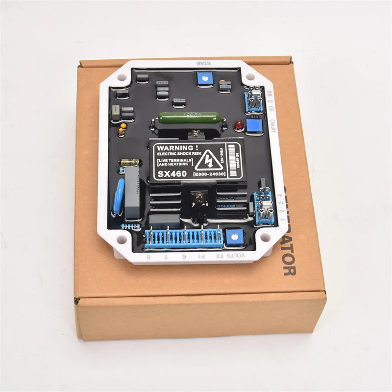 

2024 SX460 AVR Generator Automatic Voltage Regulator Stabilizer SX440 AS440 Excitation Control Module Brushless Generator Parts