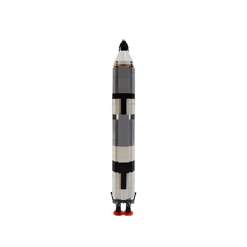 

MOC Space Series Gemini Titan Rocket (Saturn V Scale) Building Blocks Set Idea Assemble Rocket Toy For Children Birthday Gifts