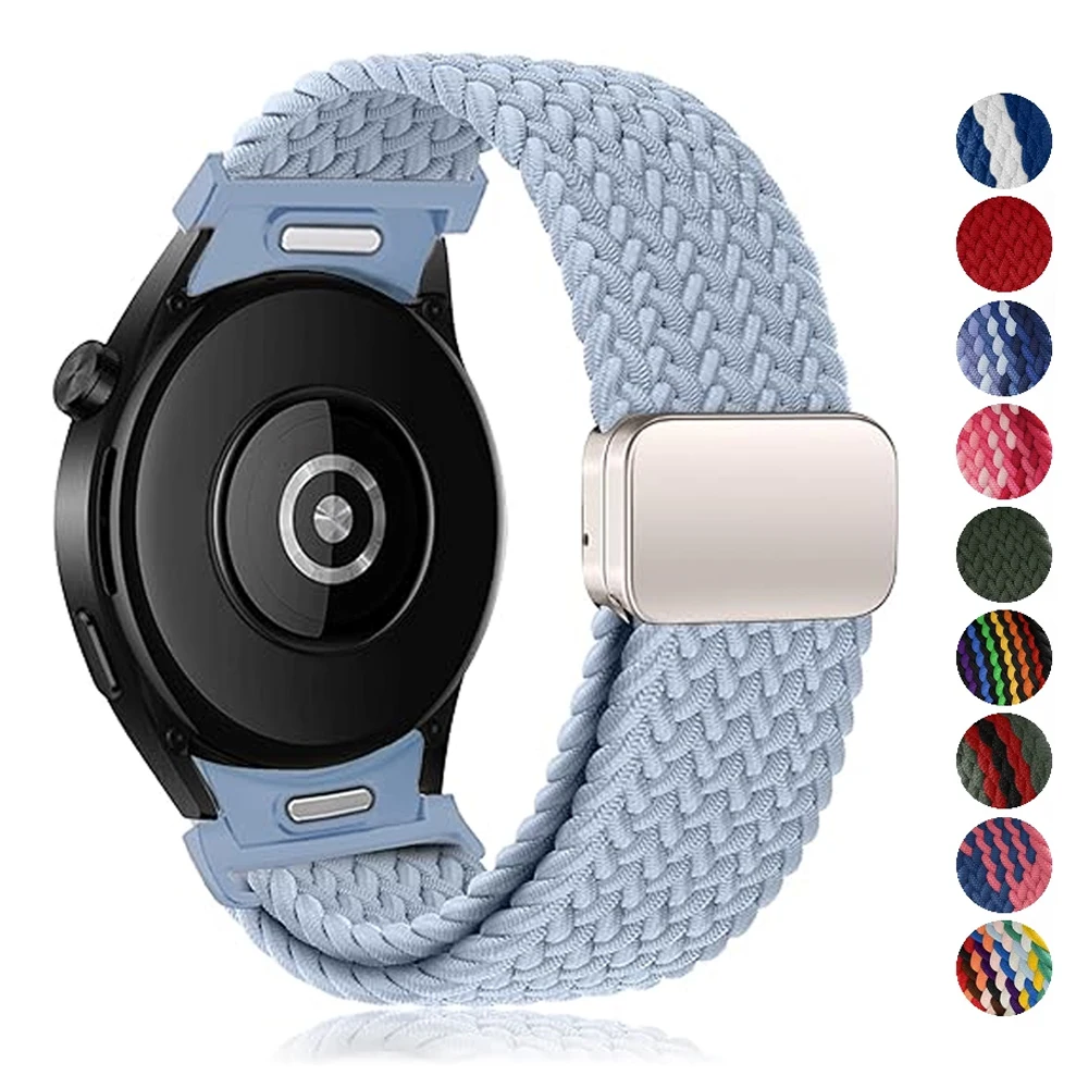 No Gaps Band For Samsung Galaxy Watch 7 6 4 classic/5 Pro 45mm 44mm 40mm magnetic Braided bracelet correa Galaxy watch6 strap