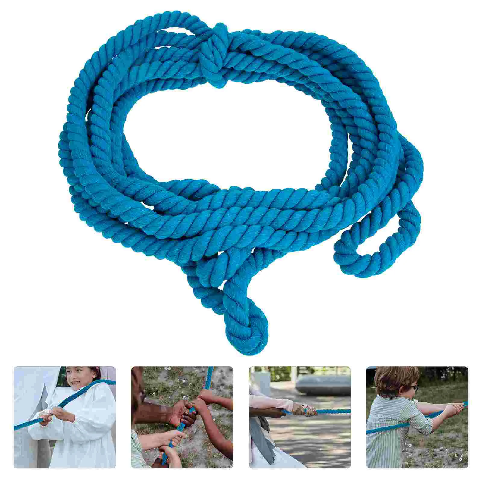 

Tug of War Game Rope Competition Tug-of-war Party Practical Twisted Cotton Pulling for Home