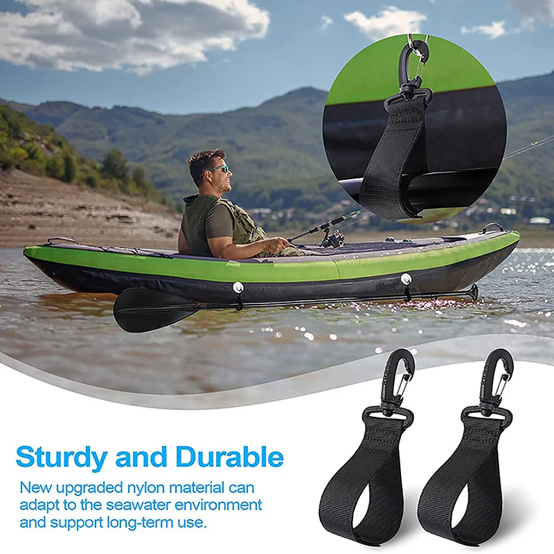 2Pcs Double Pack Kayak Paddle Magic Buckle Strap Clip For Sup Paddle Board Inflatable Paddle Outdoor Rowing Surf Boat Buckle