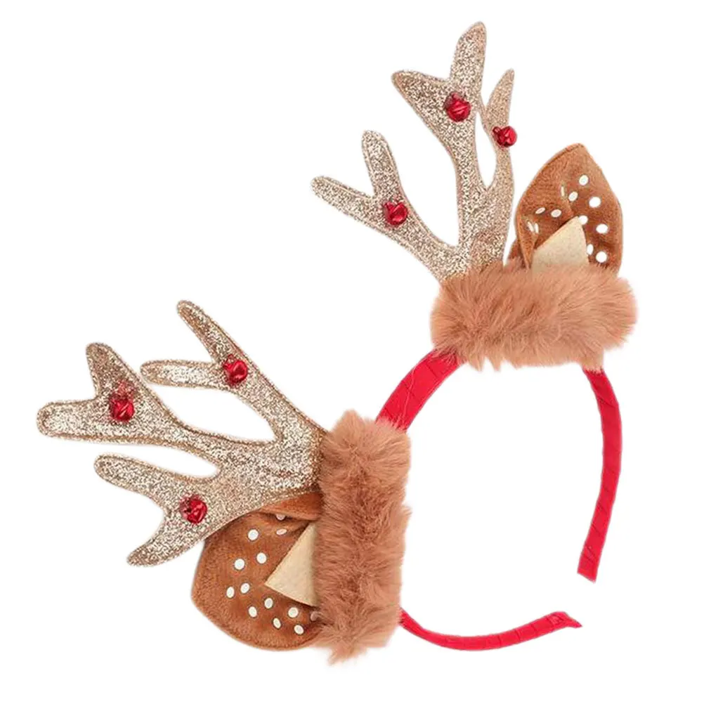 

1Pcs Elk Headband Christmas Kids Party Favor Photo Prop Children Lovely Hair Decor Party Hair Accessory Elk Decor