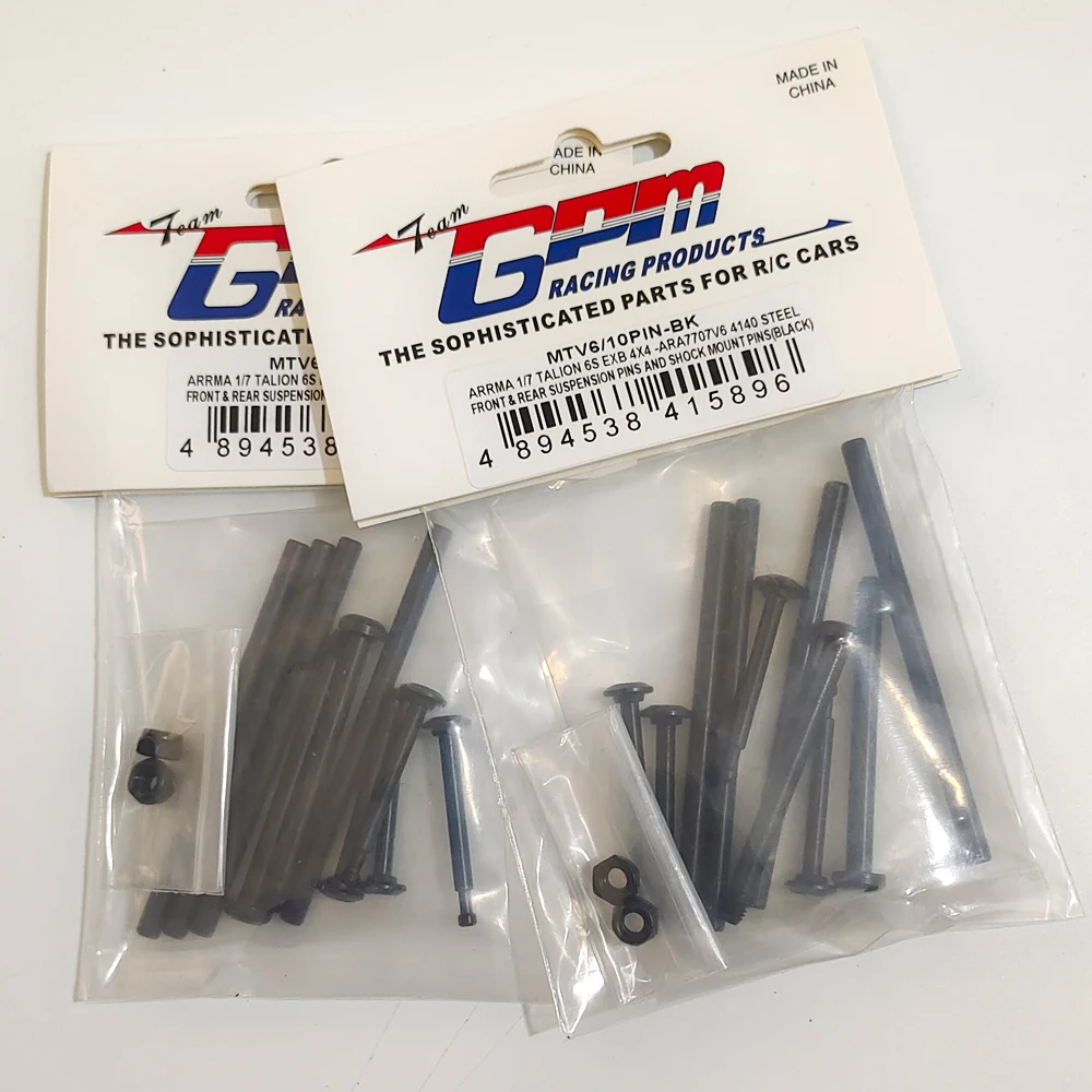 GPM Steel Suspension Pins Shock Mount Pins AR330381 ARA713032 AR330194 for ARRMA 1/7 Big Rock Fireteam 1/8 Kraton EXB 6S V5 V6