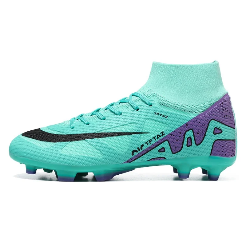 

Футбольные бутсы с высокой поддержкой голеностопа для мужчин, нескользящие тренировочные бутсы для футбола, спортивная обувь для подростков и взрослых