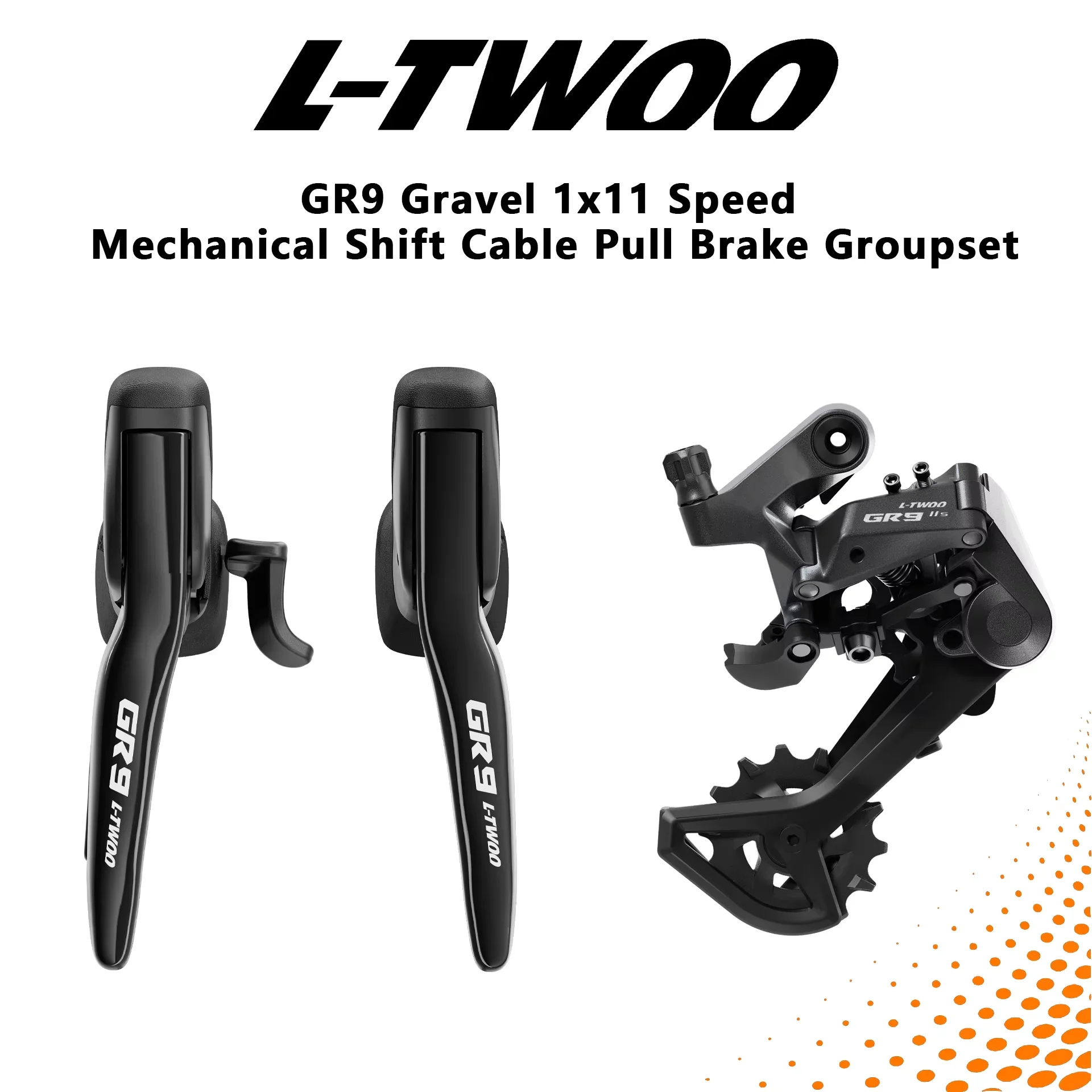 LTWOO GR9 1x11s, 11-Gang, Straßengruppe, L/R-Schalthebel, hintere Schaltwerke, Gravel-Fahrrad Cyclo-Cross