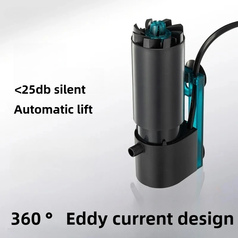 

Stainless Steel Surface Skimmer - Automatic Oil Film Remover for Planted Aquarium Ultra-Quiet Motor with Adjustable Flow