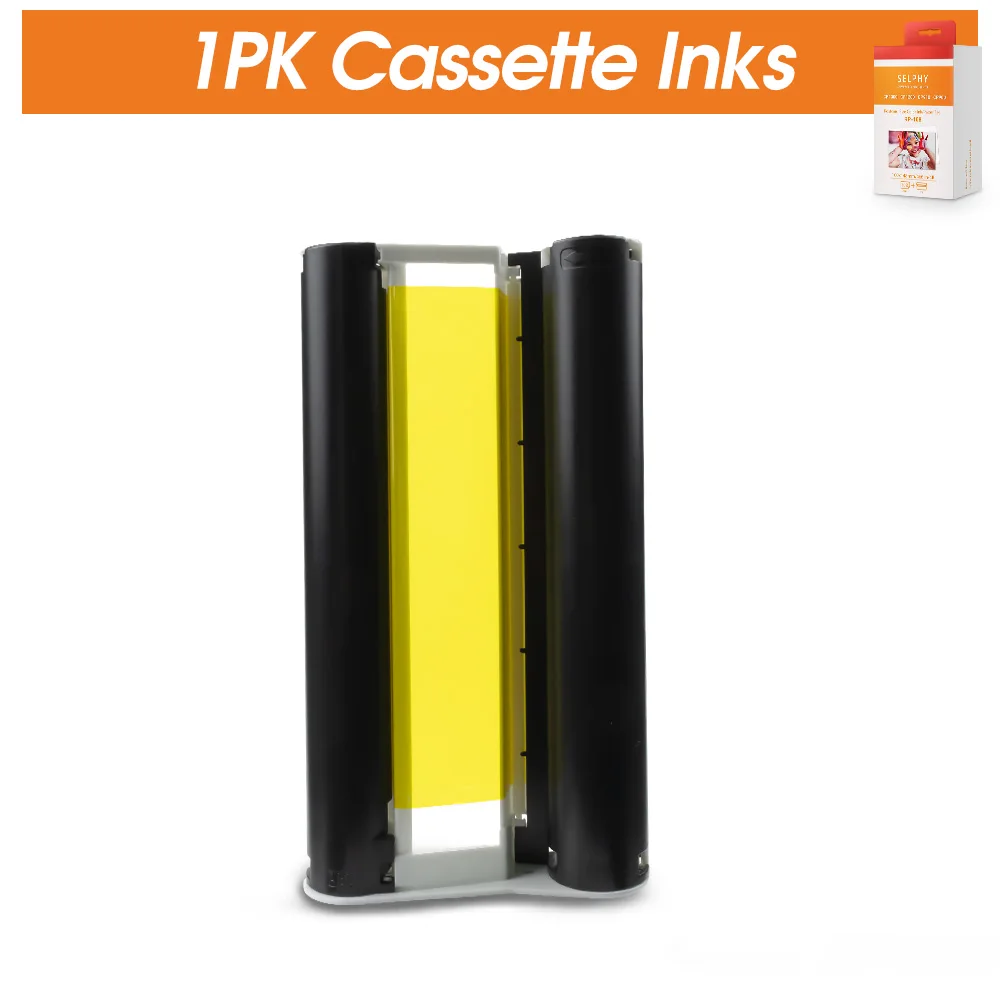 1PK Cassette Inks for Canon Selphy Photo Printer KP-36IN KP-108IN Color Cartridge Ink for Canon Selphy CP1200 CP1300 CP910 CP900