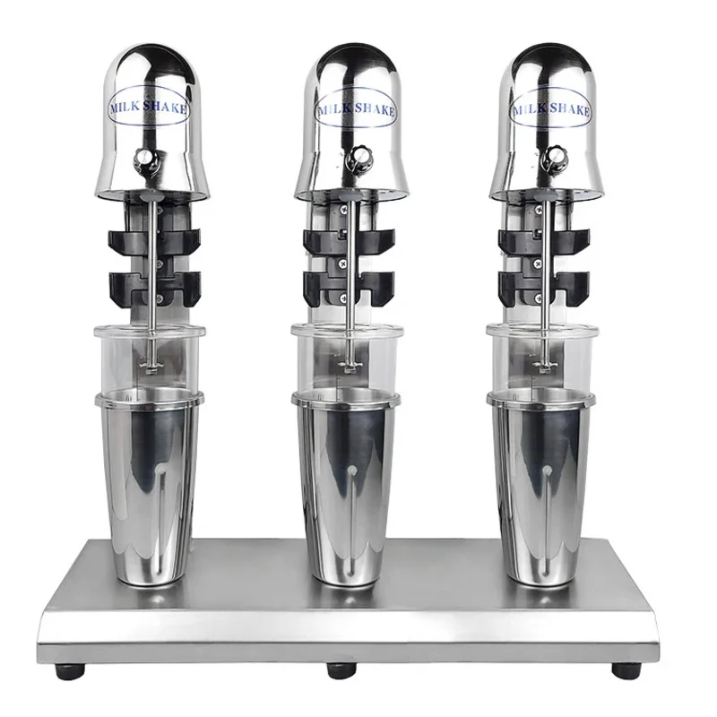 

Commercial Three Head Electric Stainless Steel Milkshake Making Milk Shake Machine