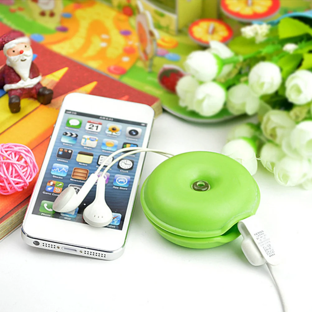 

3 pcs Turtle Shaped Cable Organizer Portable Wire Storage Box Headphone Earbuds Keeper Reel Small Lightweight Cord Winder For