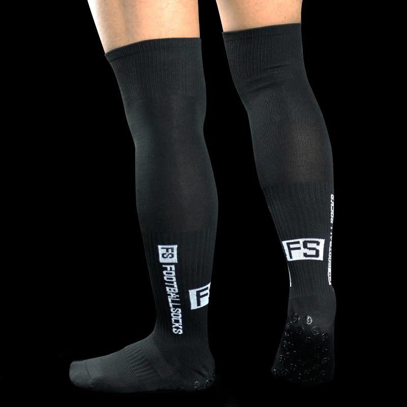 Neue lange FS-Fußballsocken für Herren und Damen, Sport, rund, Silikon, rutschfester Griff, Fußballsocken – Detail 3