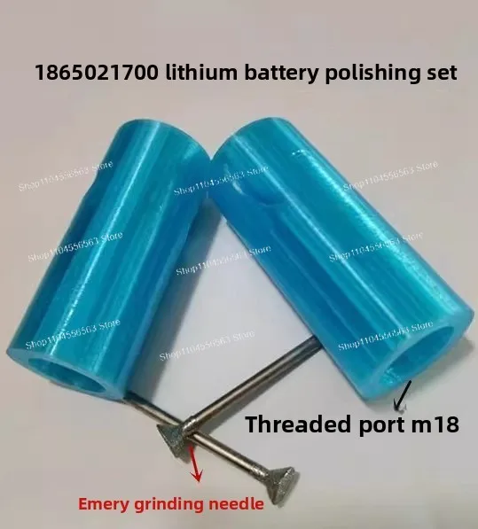 18650 21700 Battery Welding Tab Grinder, Electrode Surface Preparation Jig for Spot Welding and Battery Pack Assembly
