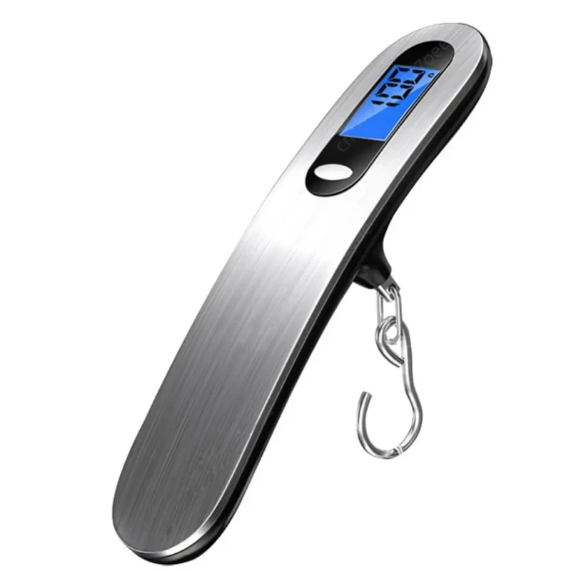 Portable 50kg 10g Digital Scale Electronic Luggage Suitcase Scale Weigh Balance Travel Hand Hanging Steelyard Scale with Belt