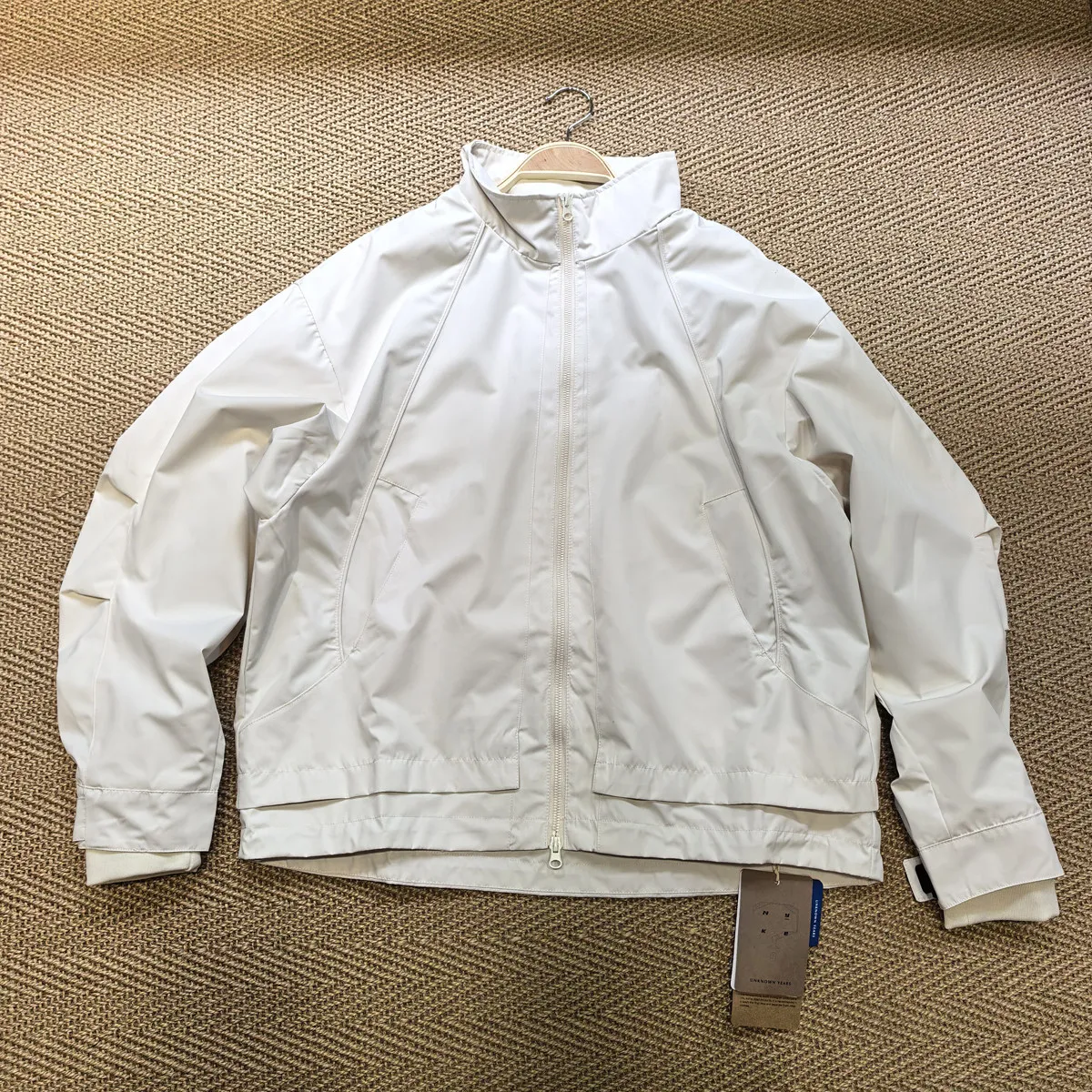 2026 New Patchwork Wide Style Shopkeeper Coat Autumn Cleanfit Thin Coat Short Jacket Retro