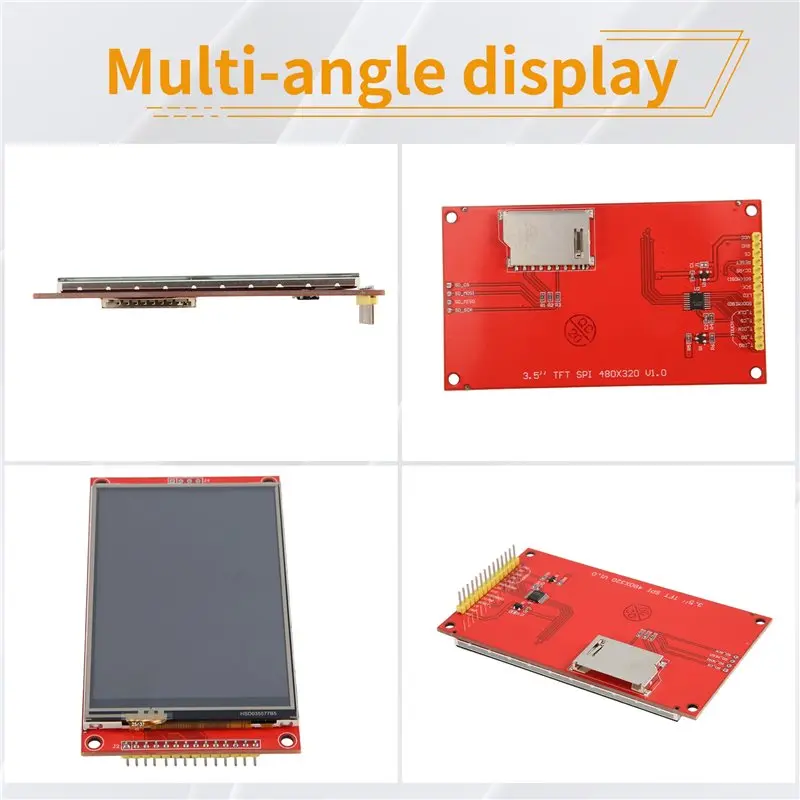 AY14 -1 Piece 3.5 Inch TFT LCD Display Screen Driver IC ILI9488 Support Capacitive Touch - view 5