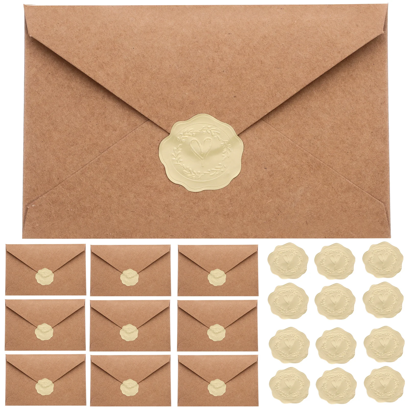 

1Set Vintage Envelopes Strong Not Easy to Fade Beautiful Party Supply Bridal Baby Shower Festival Accessories Envelopes