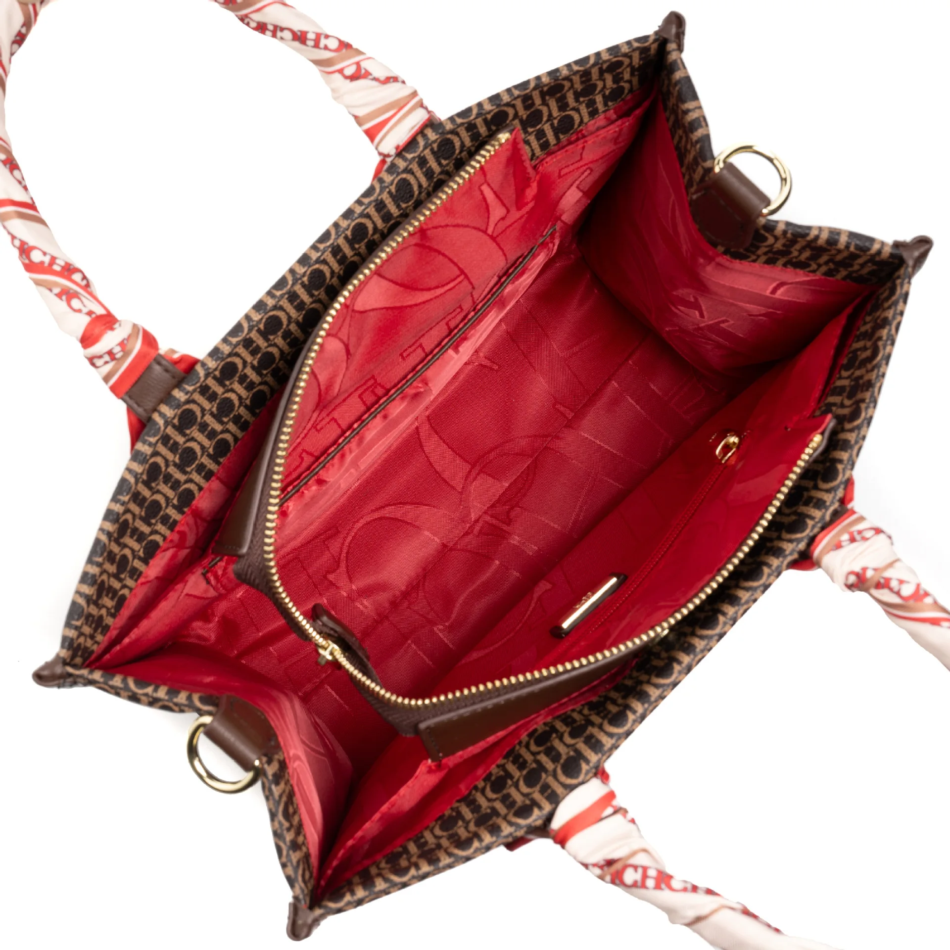 حقيبة حمل ذات سعة كبيرة مطبوعة بحروف شعبية جديدة من كارولينا هيريرا، حقيبة كتف متعددة الاستخدامات للنساء