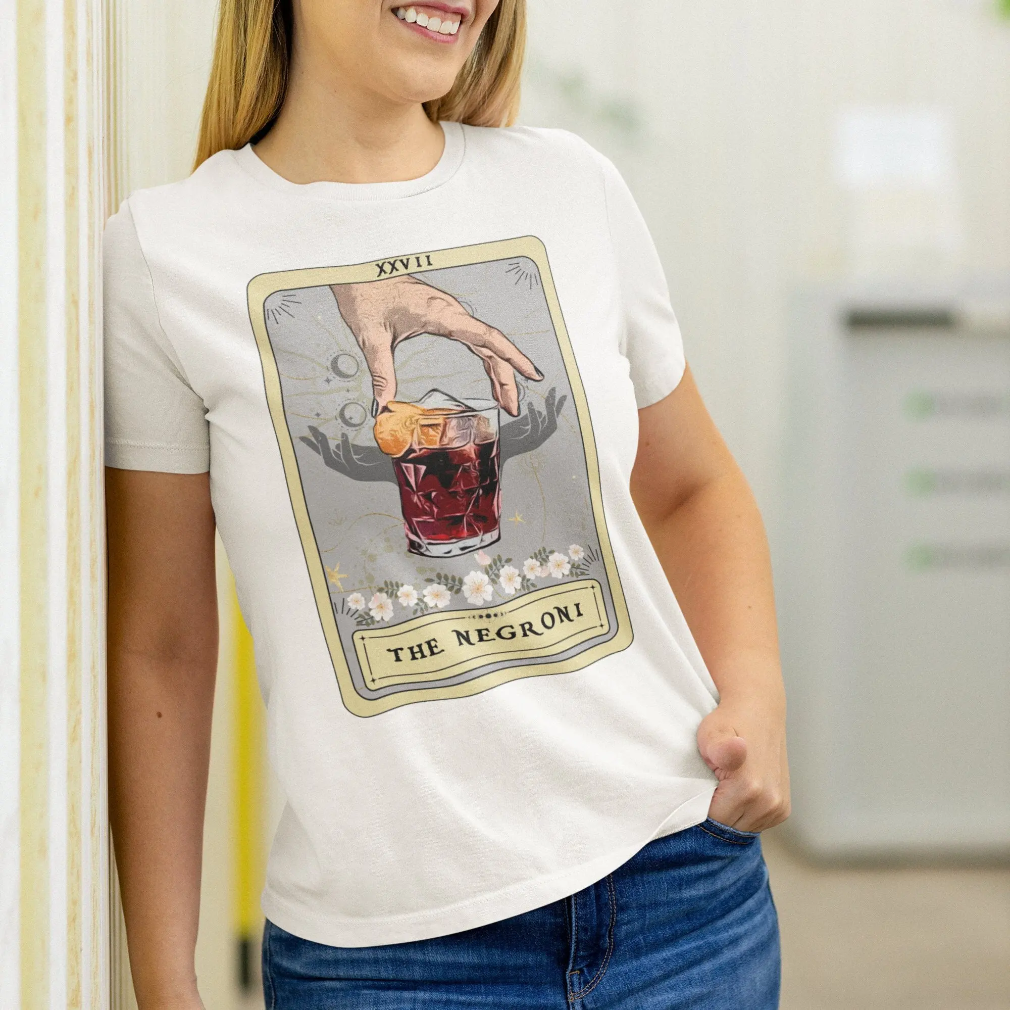 The Negroni Tarot Card T Shirt Lover s Cocktail Bartender Bar