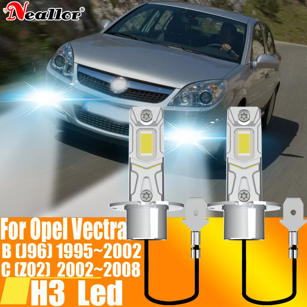 H3 Led Fog Light Canbus Bulb Car Headlight High Power Auto Diode Moto Driving Running Lamp 12V 55W For Opel Vectra C B 1995~2008