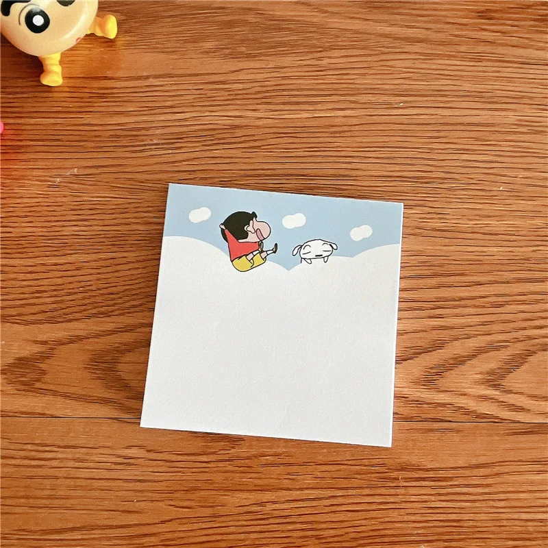 Crayon Shin-chan sticky notes. Non-adhesive tearable memo pads. Family, school, office message pads, stationery gifts. view 3