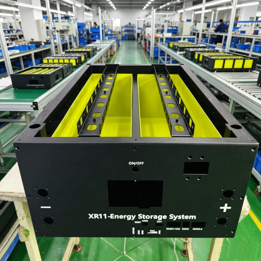 V2 XR11-48V280AH16S51.2V LiFePO4 Battery Box DIY Kit For JK BMS V19 4.3 LCD EVE CATL 310AH MB314 Solar Home Energy Storag