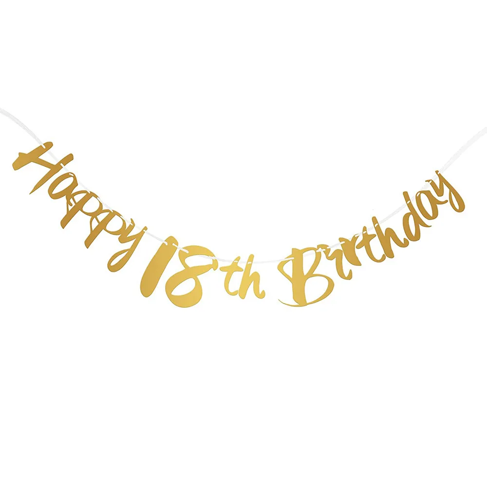 1PC Alles Gute zum Geburtstag 16/18/21/30/40/50/60/70/80thYear Alte Einweggeschirr Schwarz Gold Platte Tischdecke Banner Für 60. Geburt – Detail 8