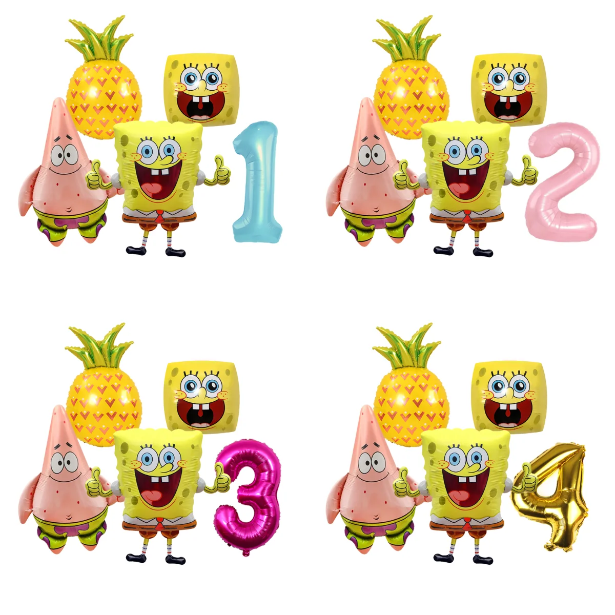 Musical Instrument Gong - SpongeBob Theme Party Decor Balloons Kids