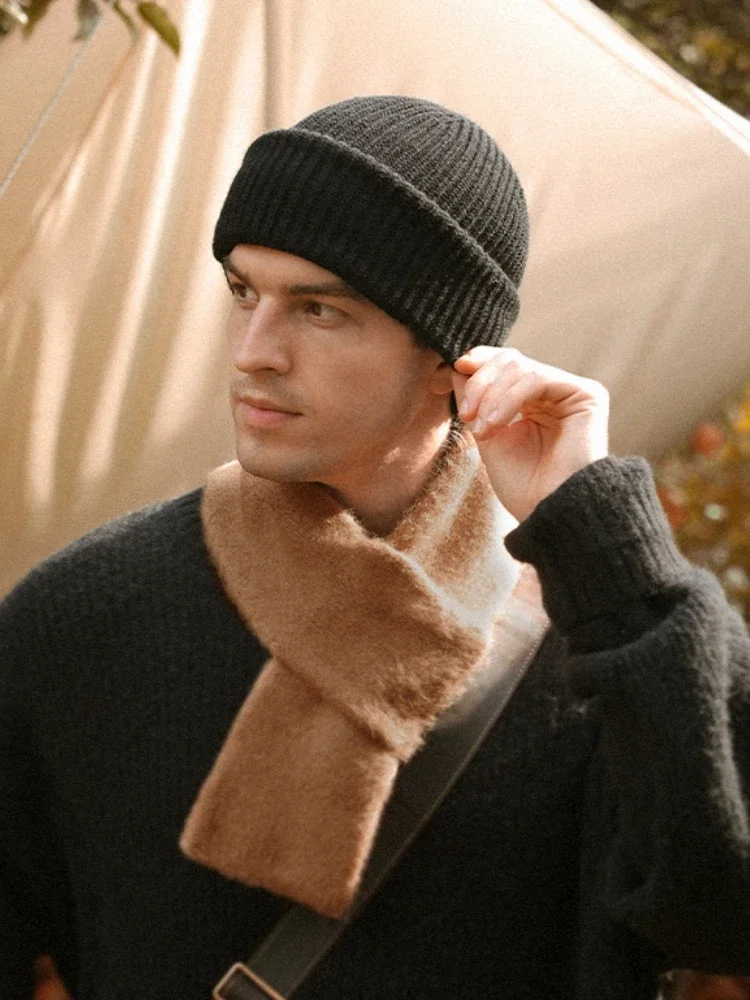 AliExpress 1-5PCS 2 in 1 Winter Knitted Hat Cotton Thick Warm Beanie Cap with Mask Outdoor Cycling Ski Full Face Protection Earmuffs