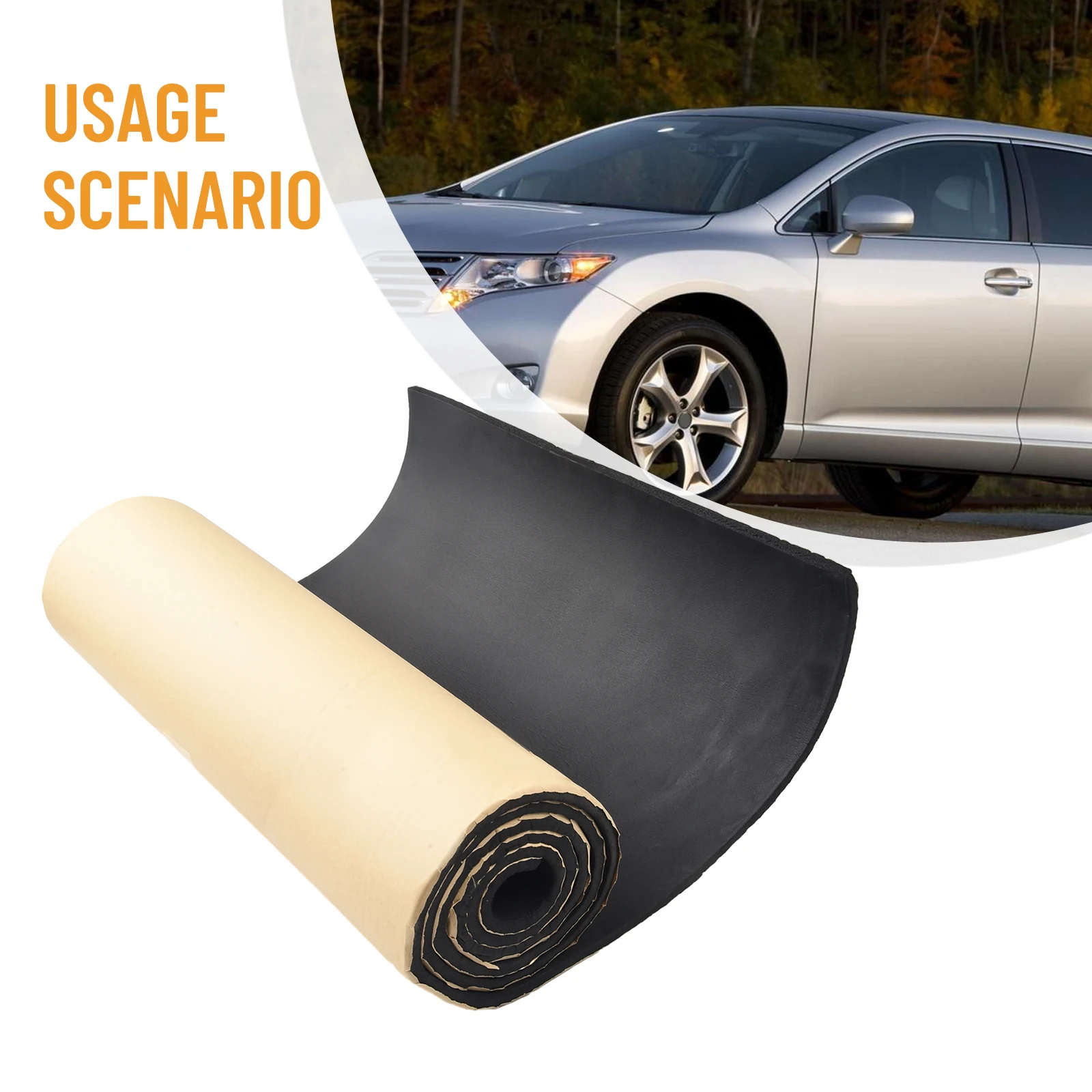 Foam Noise Insulation Foam For Use Within Vehicle Interior And Exterior Car Flame Retardant Thermal Insulation -40°C To +100°C