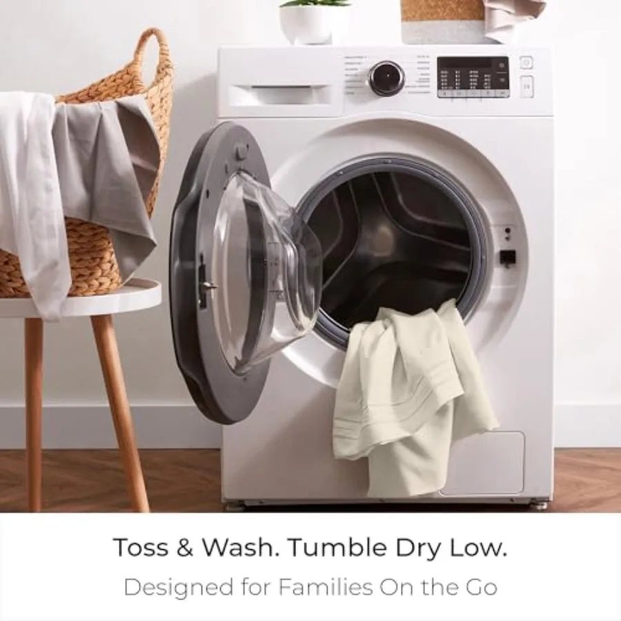 Set biancheria da letto queen size con 4 pezzi dalla collezione iconica Progettato per un massimo comfort in casa o in hotel con E