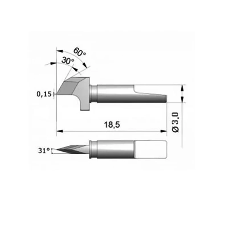 Do Not Buy Vibrating Blade Oscillating Blade Compatible with IECHO Digital Cutter for Cutting Sponge Pearl Foam