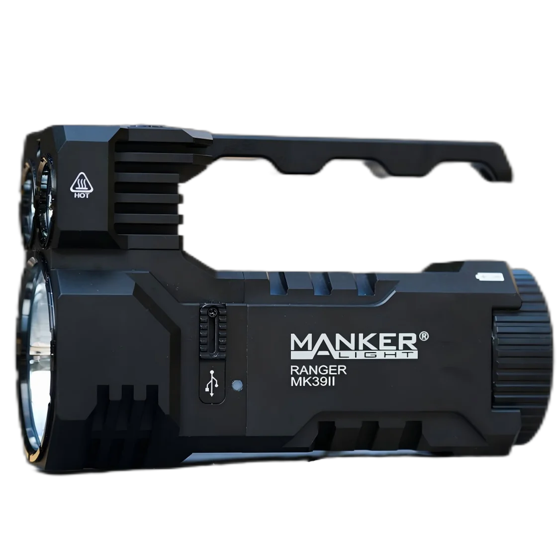 

Manker Ranger MK39 II Combo Spotlight and Floodlight 25000 Lumens 1120m Beam Throw Super Bright Search flashlight