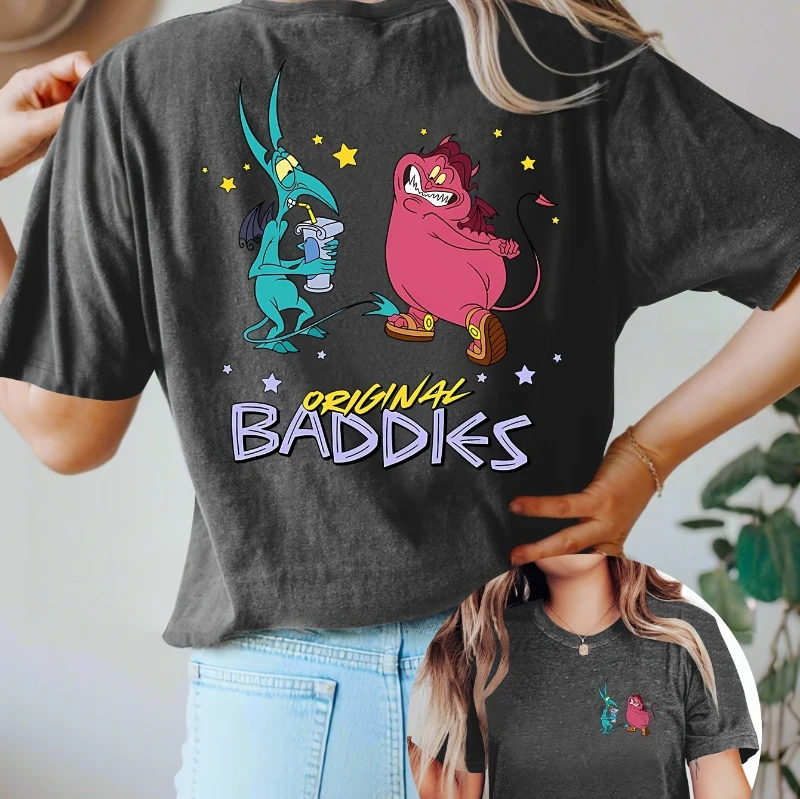 Camiseta con estampado de villanos de Disney, camiseta informal de manga corta para hombres y mujeres, productos de Disney World y Disneyland Resort