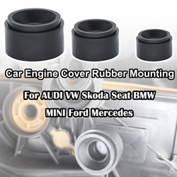 Car Engine Cover Rubber Mounting Clip Push-on Connector Grommet Bushing Absorber For AUDI VW Skoda Seat BMW MINI Ford Mercedes