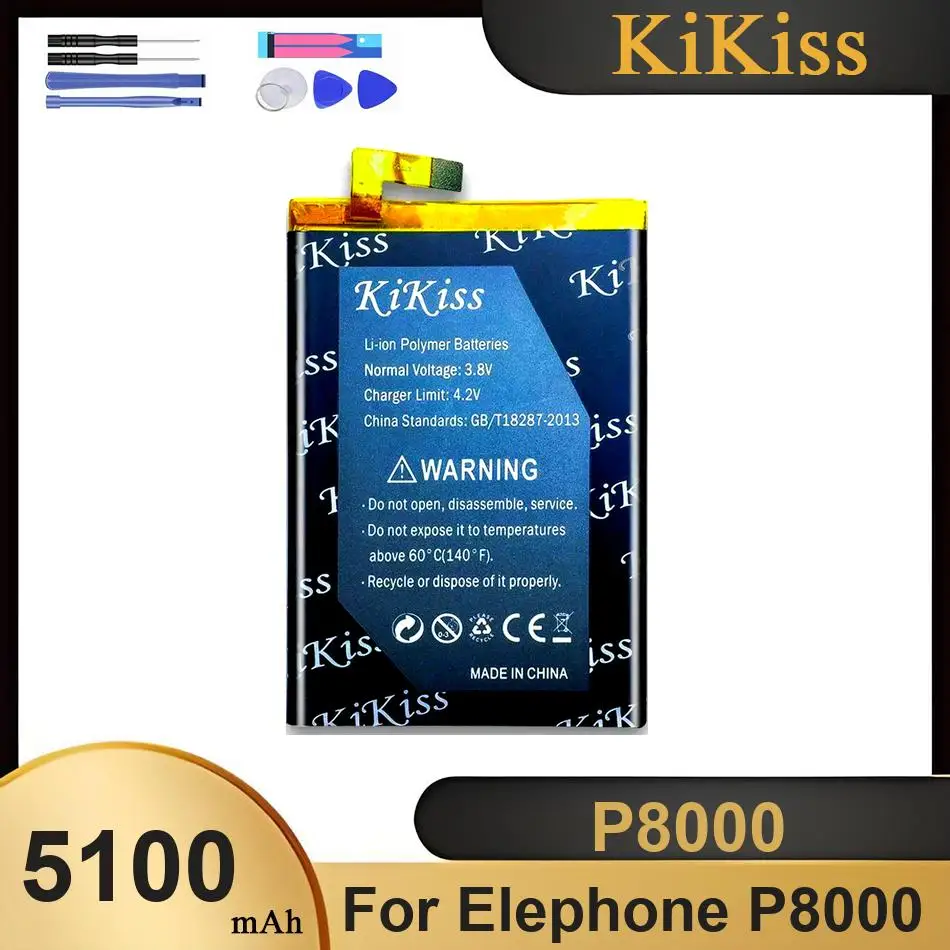 Аккумулятор для мобильного телефона P8000, перезаряжаемые батареи для Elephone P8000, с инструментами Аккумулятор для мобильного телефона P8000, перезаряжаемые батареи для Elephone P8000, с инструментами